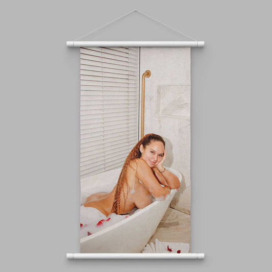 Roses & Bubbles — Wall Banner